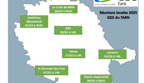 réunions locales 2025